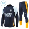 Real Madrid Trainings Sweatshirt Quarter-zip 2024-25 Grijze - Kids